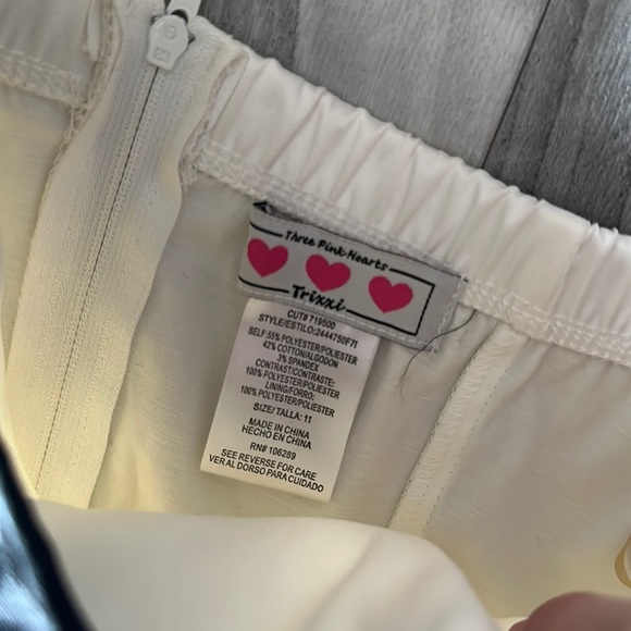 NWT Ivory One Shoulder Dress - Picture 3 of 5